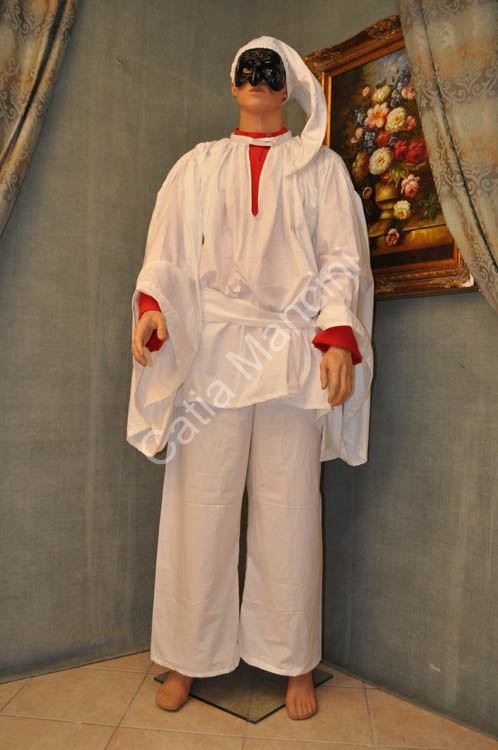 Costume Adulto Pulcinella Commedia dell'Arte (13)