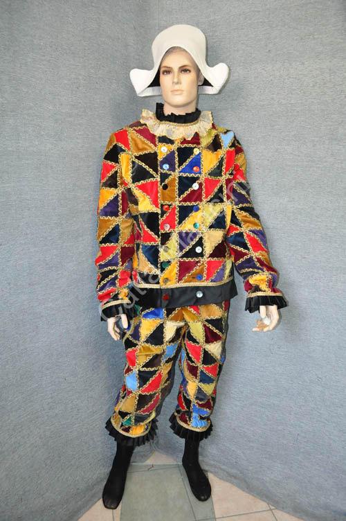 Costume Arlecchino Adulto Sartoria (15)