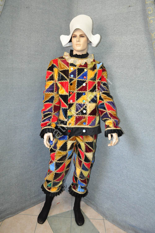 Costume Arlecchino Adulto Sartoria (8)