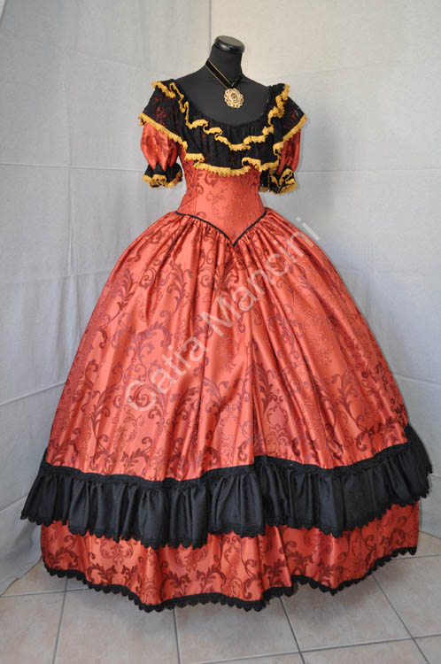 Vestito Storico donna Ottocento  (1)