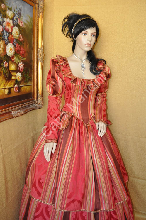 Abito d'epoca per Gran Ballo 1810