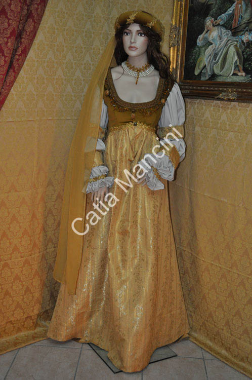 Vestito Femminile del Medioevo (14)
