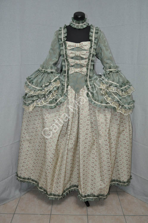 COSTUME STORICO DONNA DEL 1700 (1)