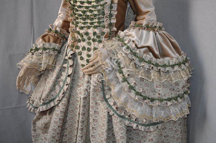 costume teatrale abito del 1700 (14)