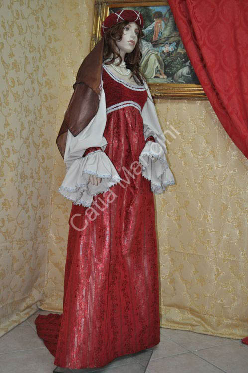 Abito Rinascimentale Costume Storico (12)