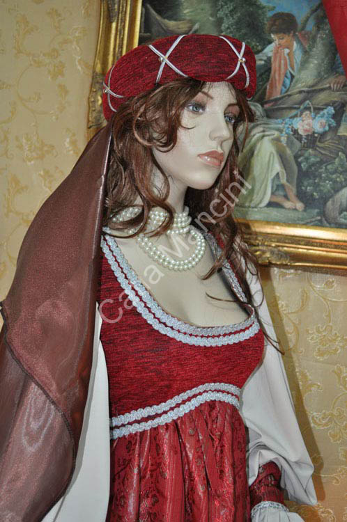 Abito Rinascimentale Costume Storico (15)