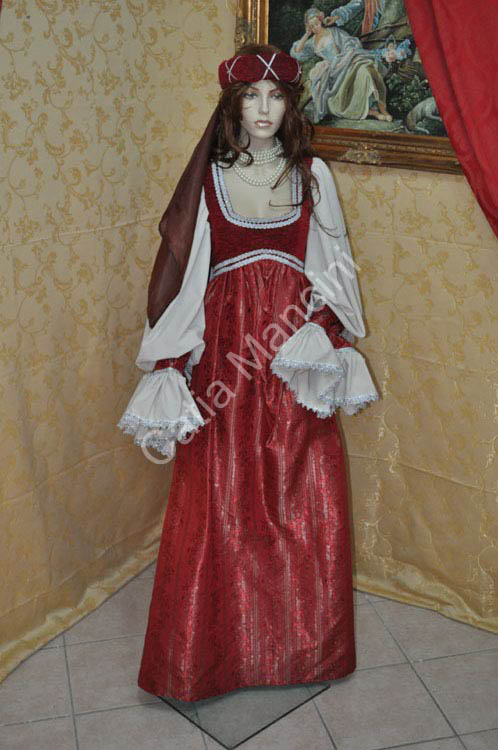 Abito Rinascimentale Costume Storico (4)