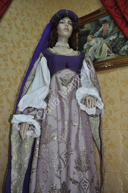 Abito in Stile Medioevale Costume Storico (3)