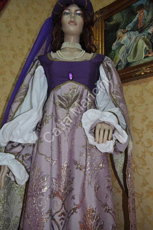 Abito in Stile Medioevale Costume Storico (7)