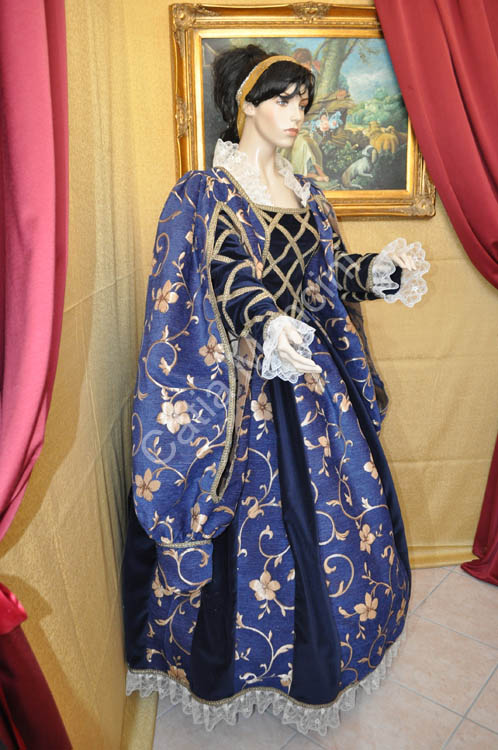 Costume Storico Donna del Cinquecento 1500 500 (13)