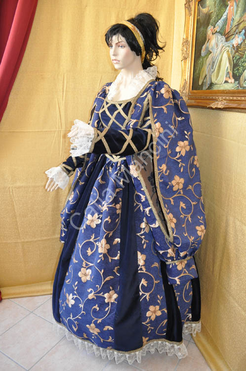 Costume Storico Donna del Cinquecento 1500 500 (14)