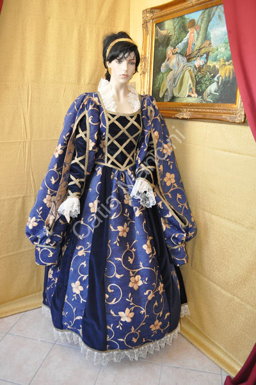 Costume Storico Donna del Cinquecento 1500 500 (3)
