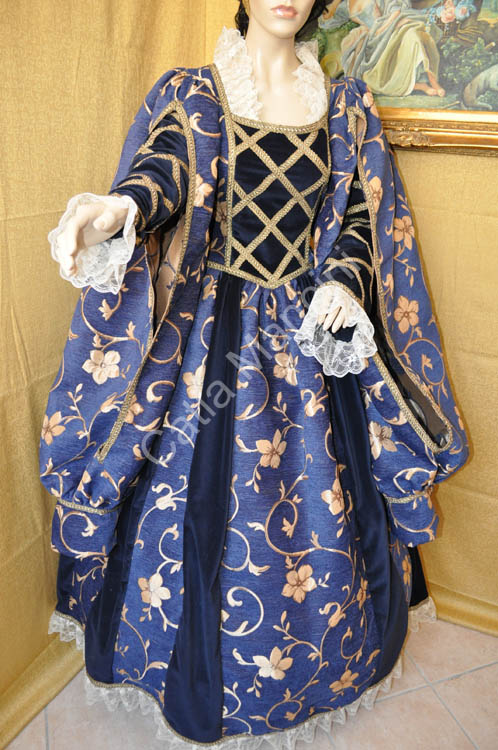 Costume Storico Donna del Cinquecento 1500 500 (5)