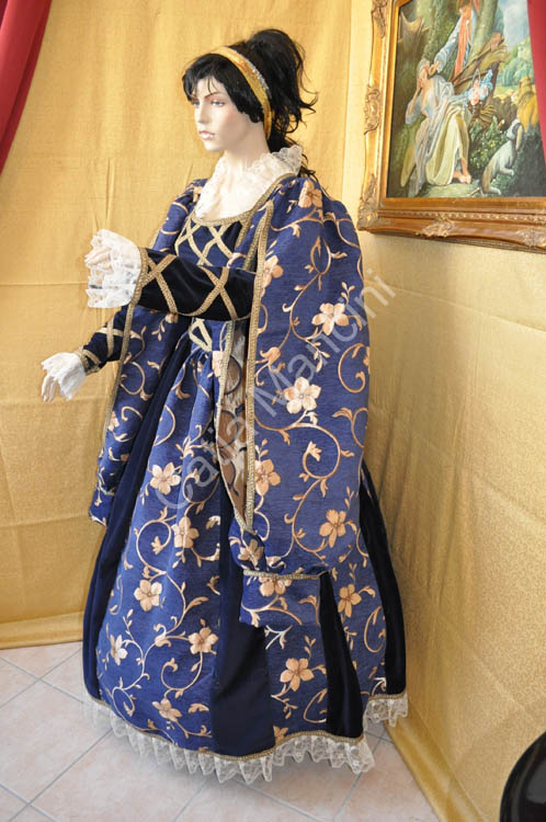 Costume Storico Donna del Cinquecento 1500 500 (7)