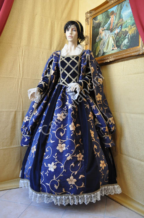 Costume Storico Donna del Cinquecento 1500 500