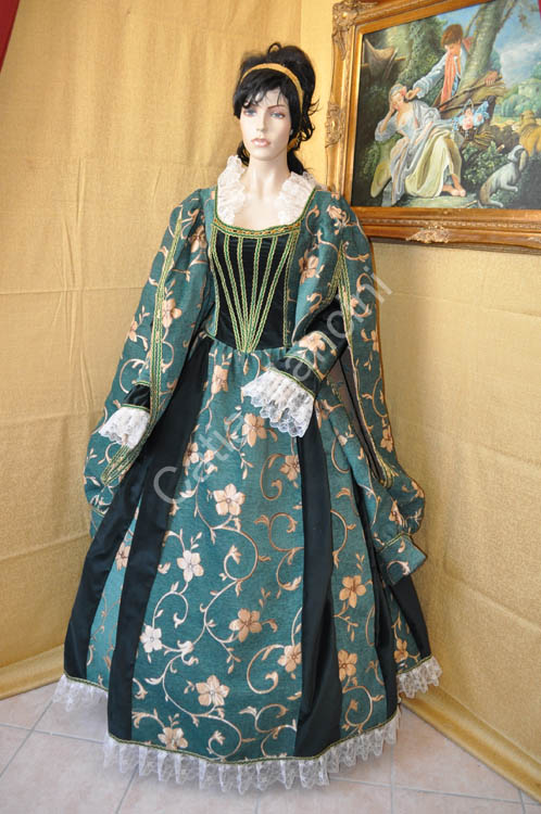 Costume Storico Donna del Cinquecento