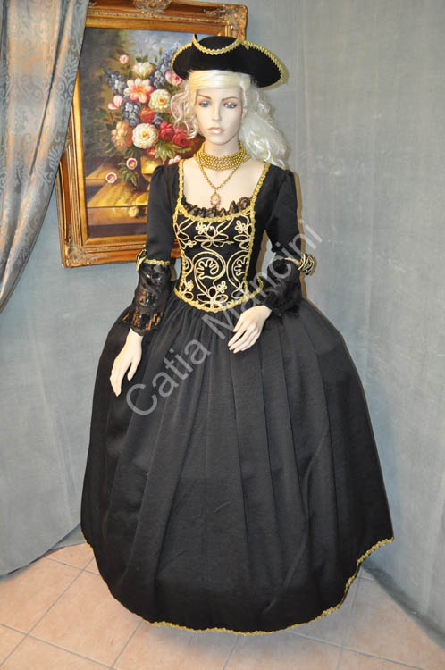 Costume-Storico-Abito-d'epoca 1700 (11)