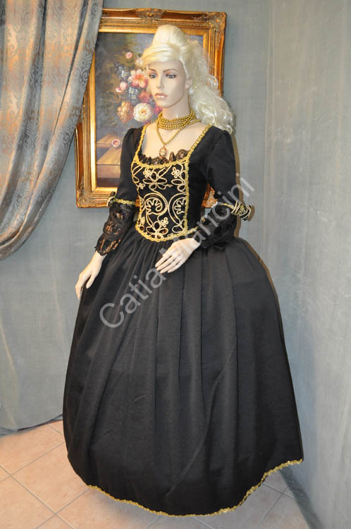 Costume-Storico-Abito-d'epoca 1700 (14)