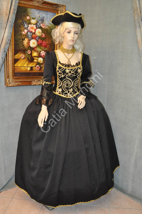 Costume-Storico-Abito-d'epoca 1700 (6)