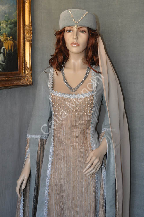 Abito donna adulto del Medioevo Medievale (2)