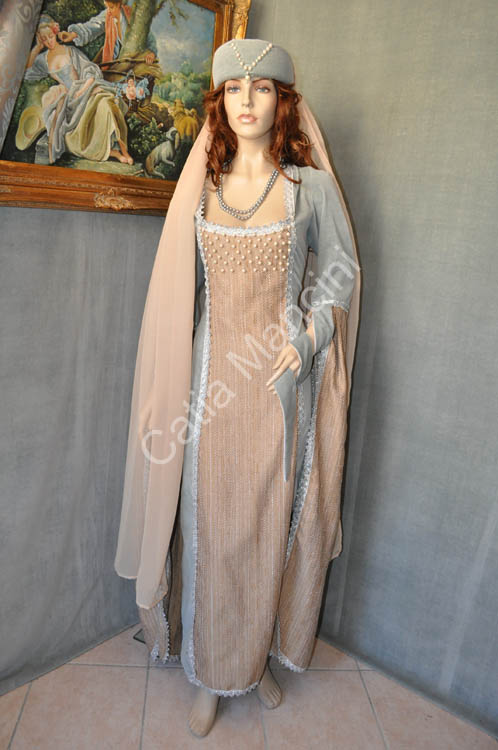 Abito donna adulto del Medioevo Medievale (9)