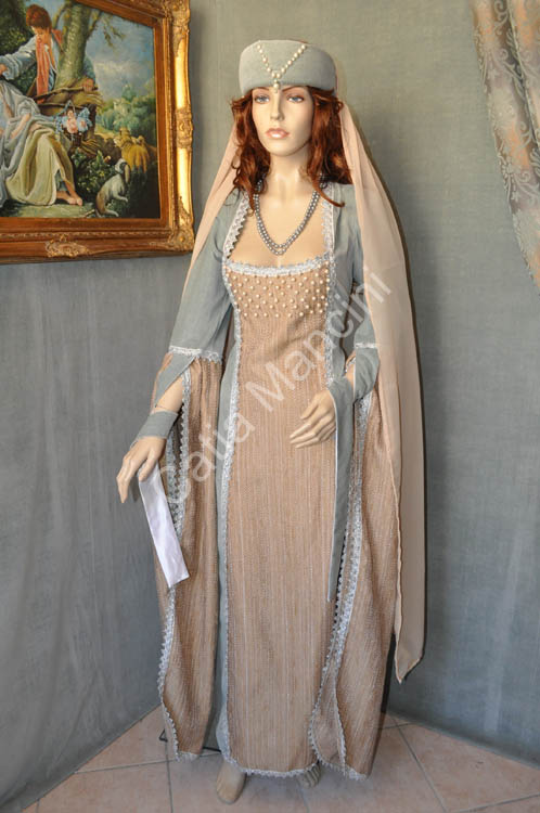 Abito donna adulto del Medioevo Medievale