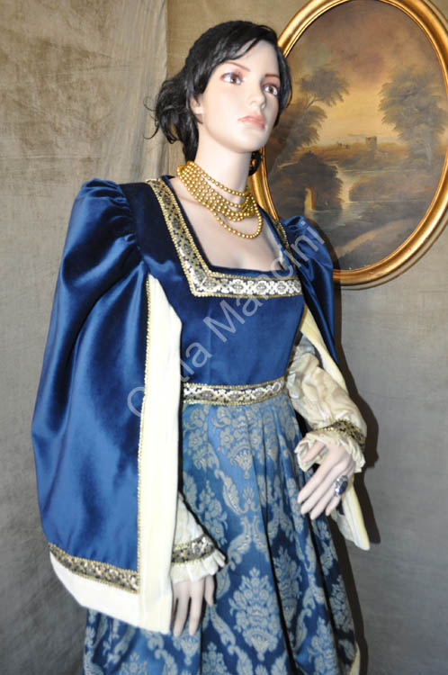Vestito Medievale del 1350 (12)
