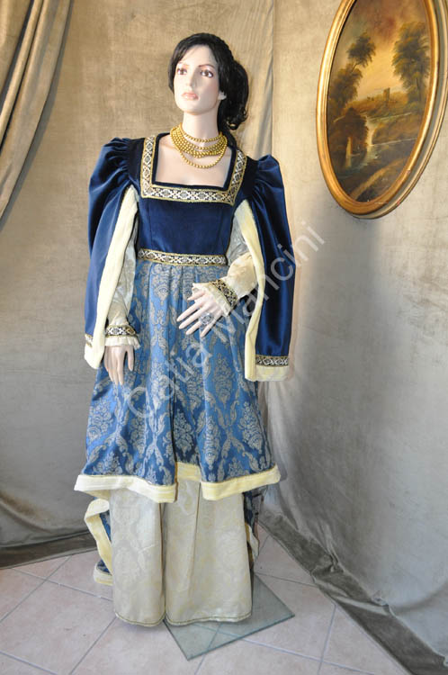 Vestito Medievale del 1350 (15)
