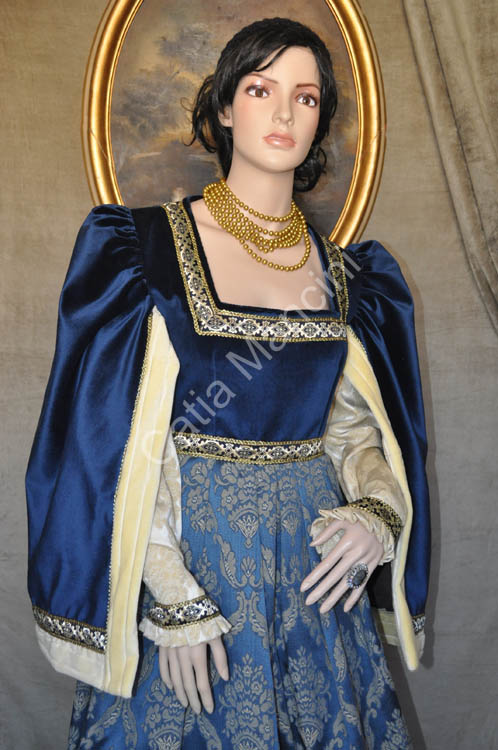 Vestito Medievale del 1350 (4)