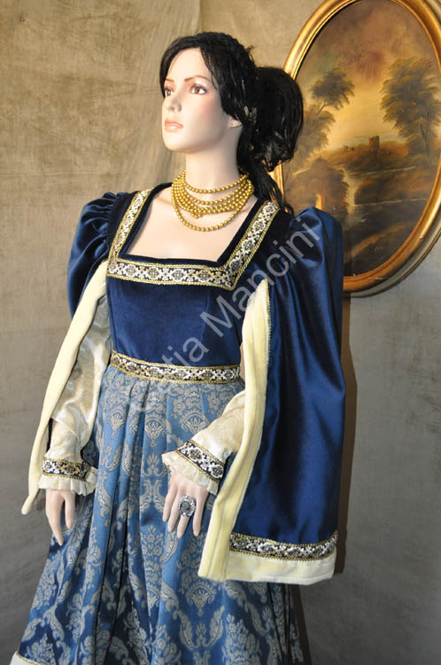 Vestito Medievale del 1350 (5)
