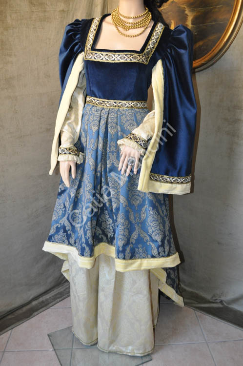 Vestito Medievale del 1350 (7)