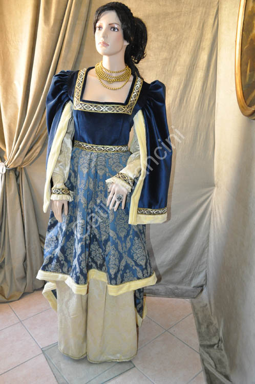 Vestito Medievale del 1350 (8)