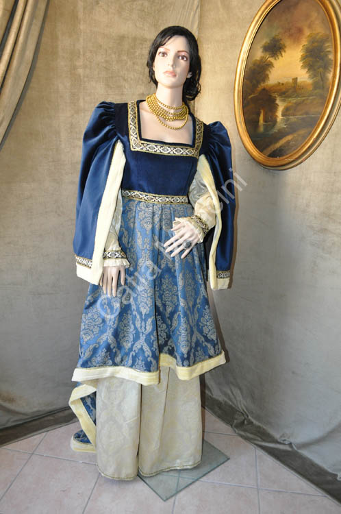 Vestito Medievale del 1350 (9)