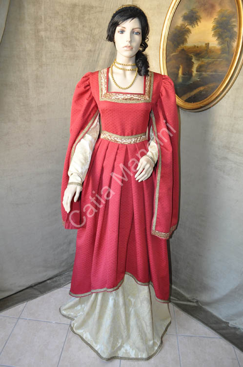 Costume Medievale Donna Adulto (12)