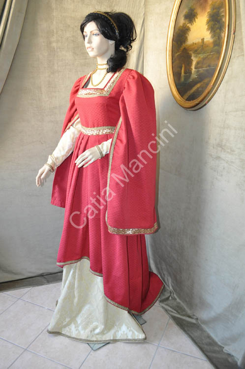 Costume Medievale Donna Adulto (4)