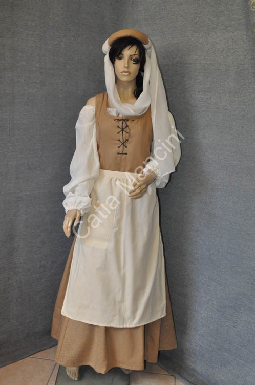 vestito locandiera medievale in lana (11)