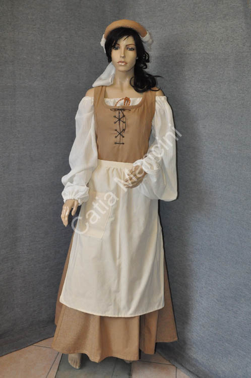 vestito locandiera medievale in lana (14)