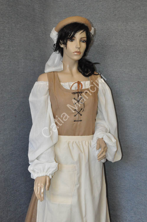 vestito locandiera medievale in lana (15)