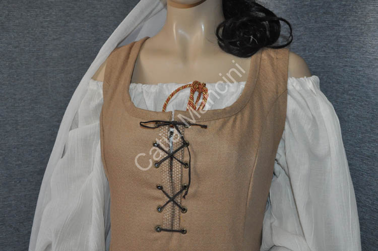 vestito locandiera medievale in lana (5)