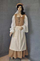 vestito locandiera medievale in lana (14)