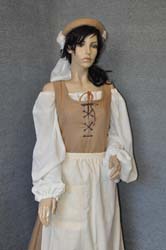 vestito locandiera medievale in lana (15)
