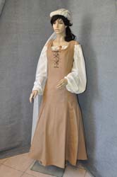 vestito locandiera medievale in lana (3)