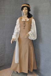 vestito locandiera medievale in lana (9)