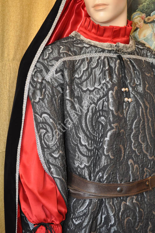 Costume Uomo Medievale con copricapo (3)