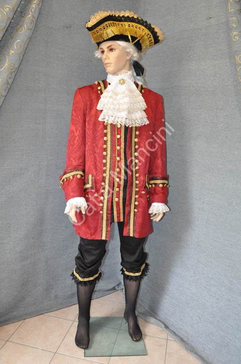 Costume Storico Uomo 1700 Ballo Cavalchina