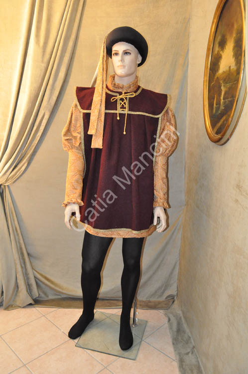 Abito Maschile Medievale del trecento (10)