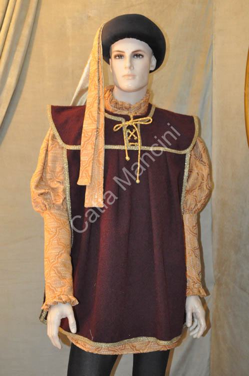 Abito Maschile Medievale del trecento (13)
