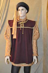 Abito Maschile Medievale del trecento