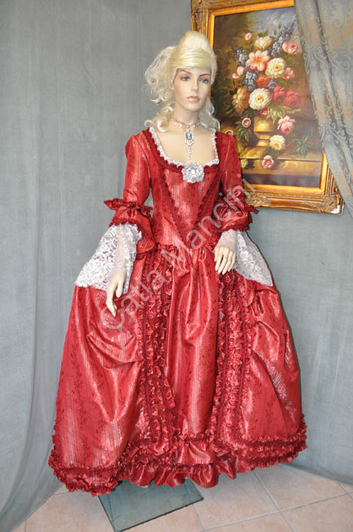 Costume Dama Veneziana tipica del 700 Carnevale (1)