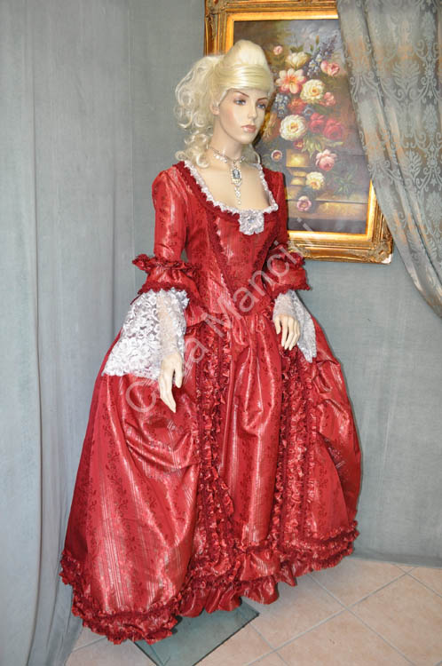 Costume Dama Veneziana tipica del 700 Carnevale (10)